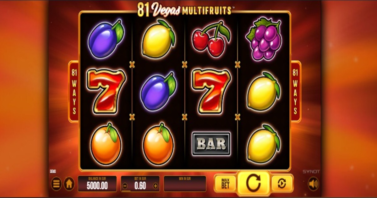 81 Vegas Multifruits slot base game
