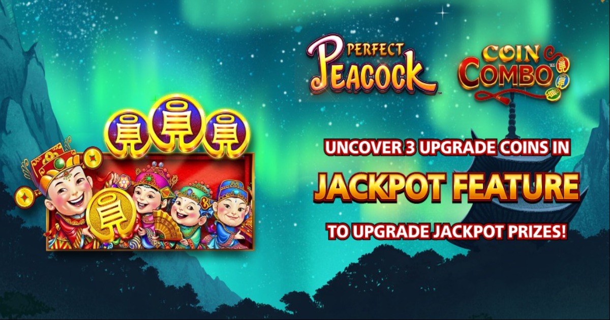 Coin Combo Perfect Peacock slot jackpot feature