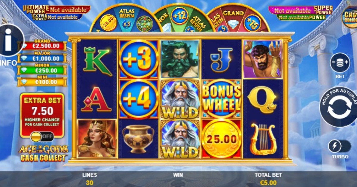 Age of the Gods Cash Collect slot