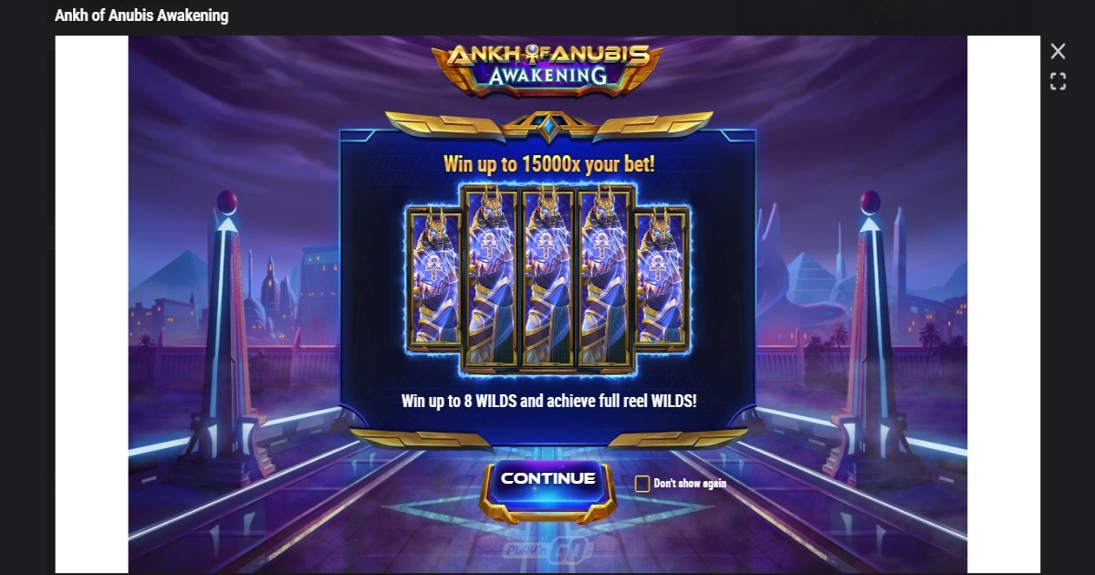 Ankh of Anubis Awakening slot features