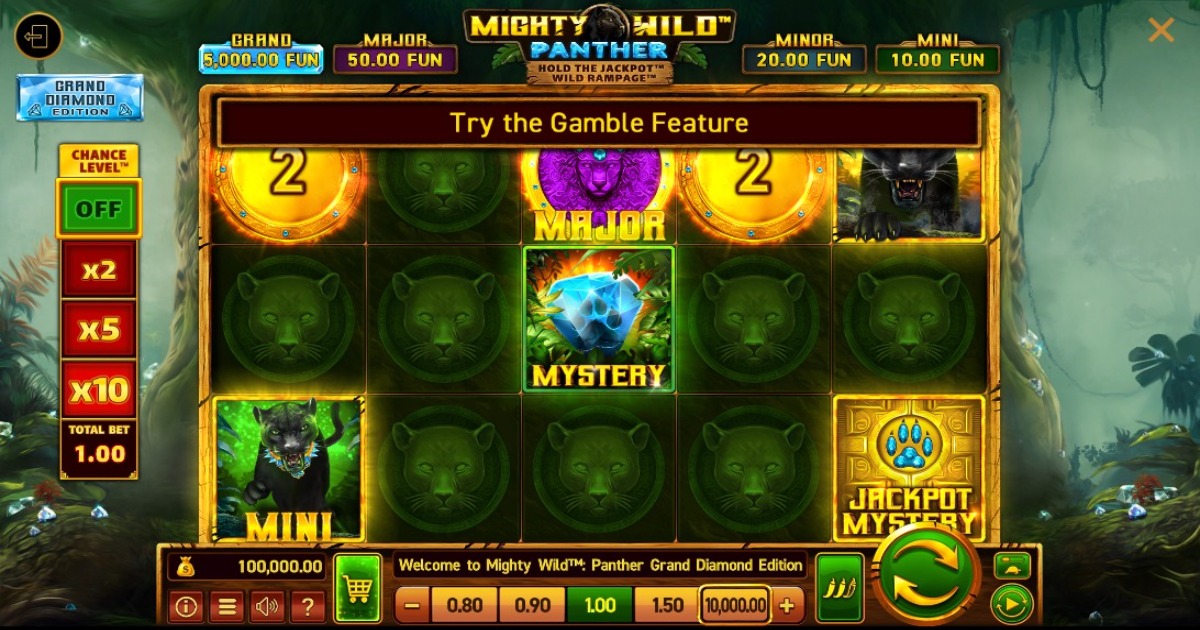 Mighty Wild Panther Grand Diamond Edition Slot base game