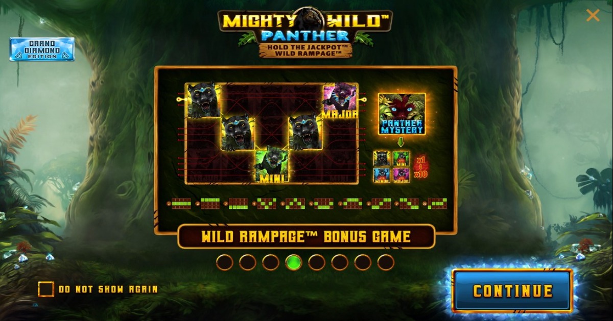 Mighty Wild Panther Grand Diamond Edition Slot wild rampage bonus game