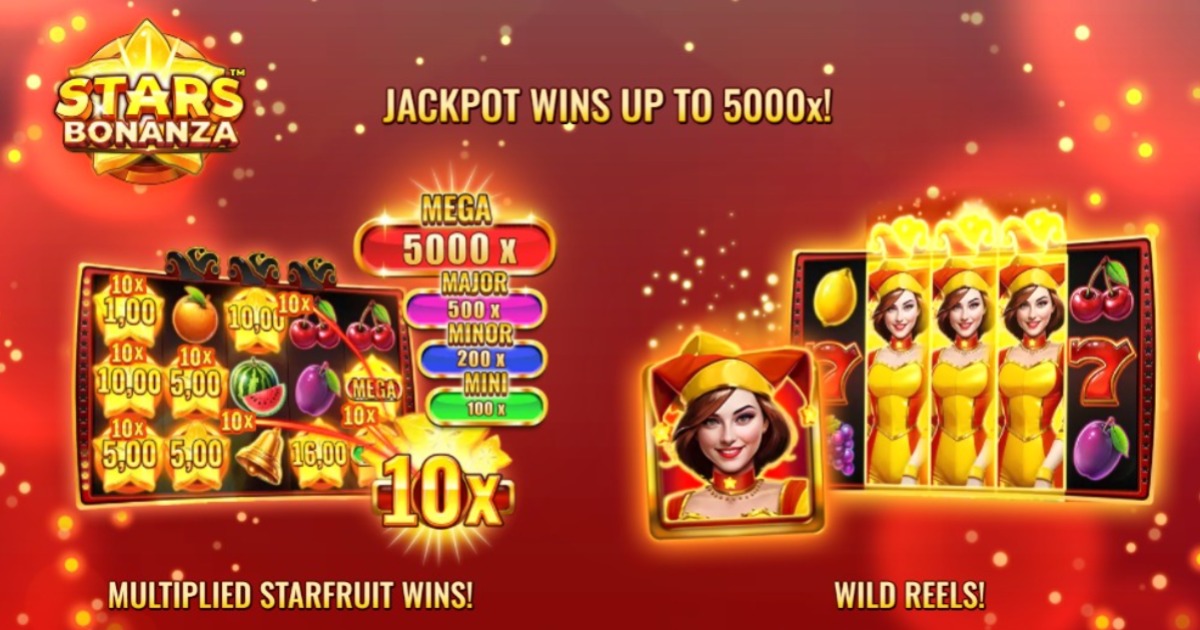 Stars Bonanza slot features