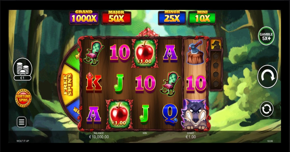 Wolf It Up Slot base game