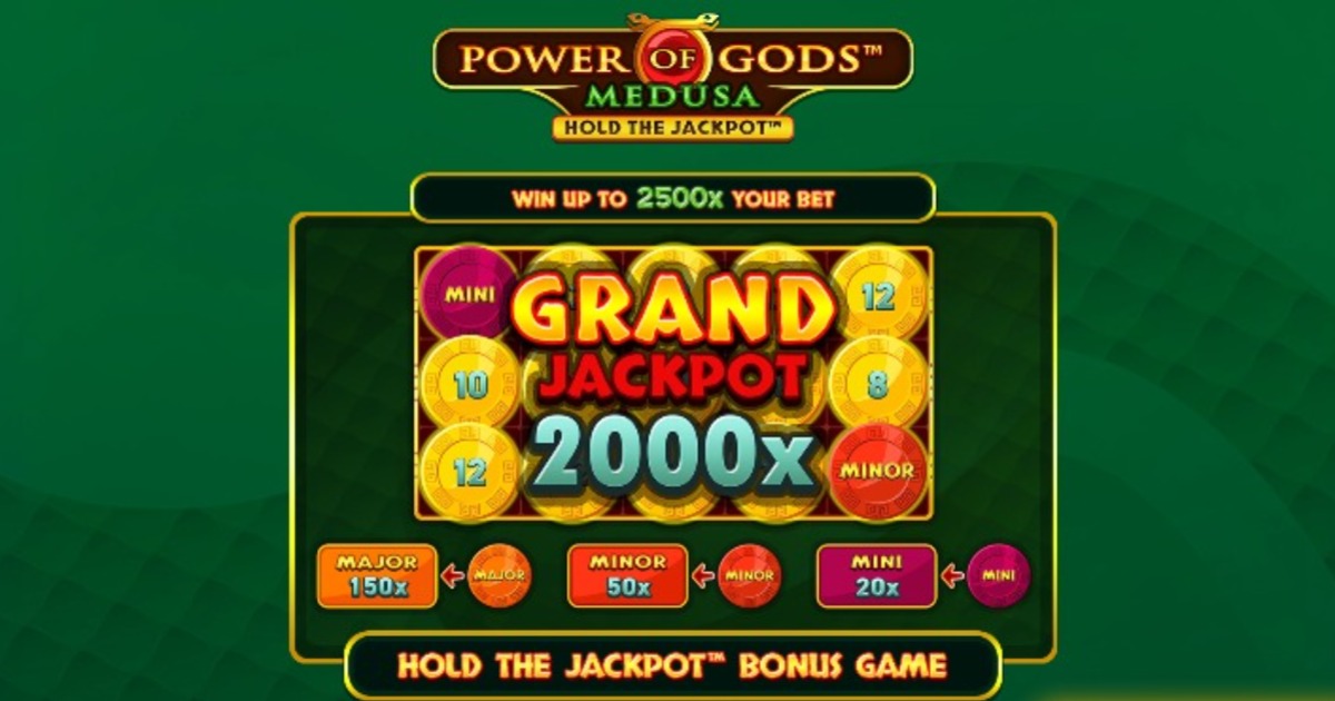 power of gods medusa - extremely light hold the jackpot bonus game