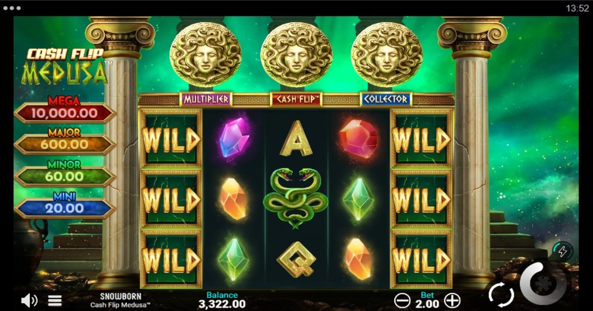 Cash Flip Medusa Slot base game