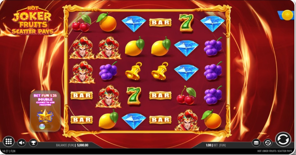 Hot Joker Fruits Scatter Pays slot base game