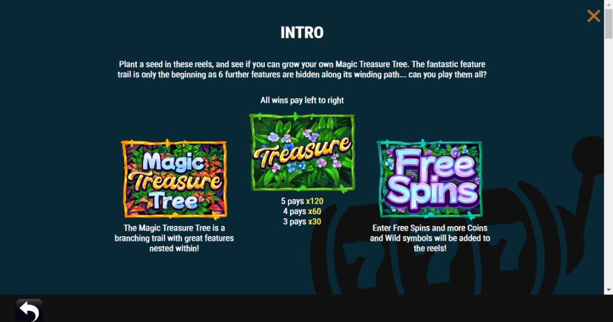 Magic Treasure Tre slot features