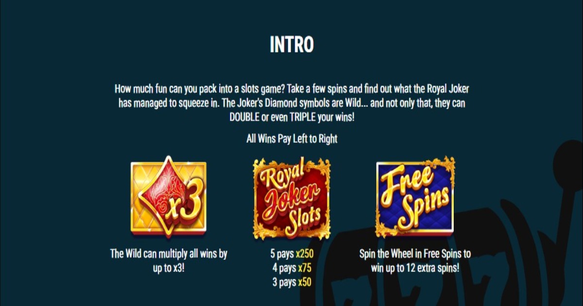 Royal Joker Slots features