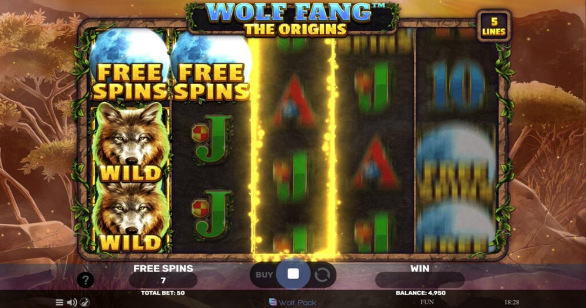 Wolf Fang - The Origins Slot free spins