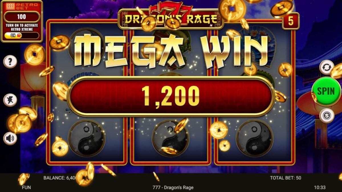 777 - Dragon's Rage slot MegaWin