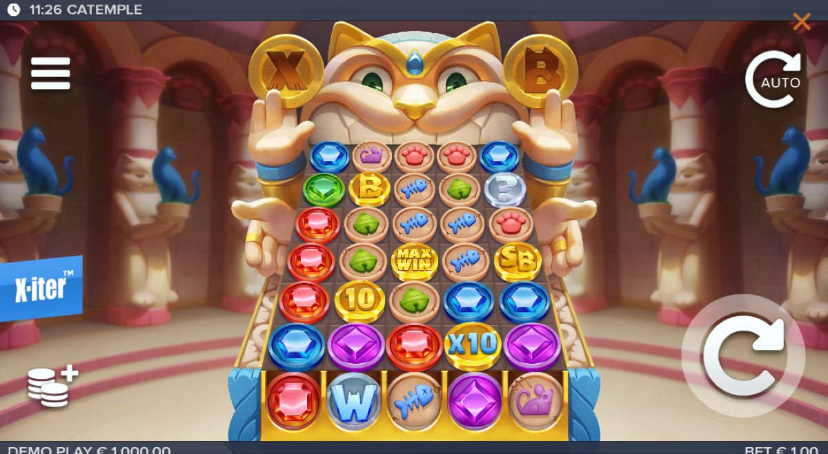 Catemple Slot base game