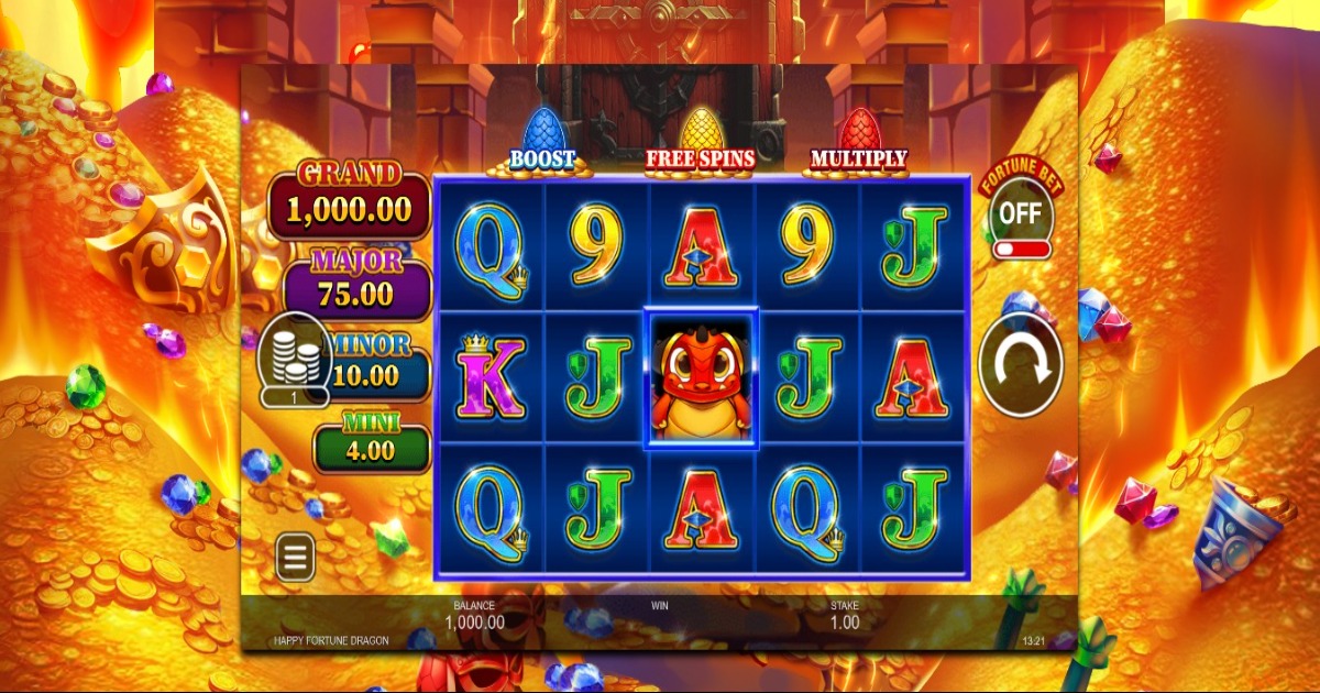 Happy Fortune Dragon Slot base game