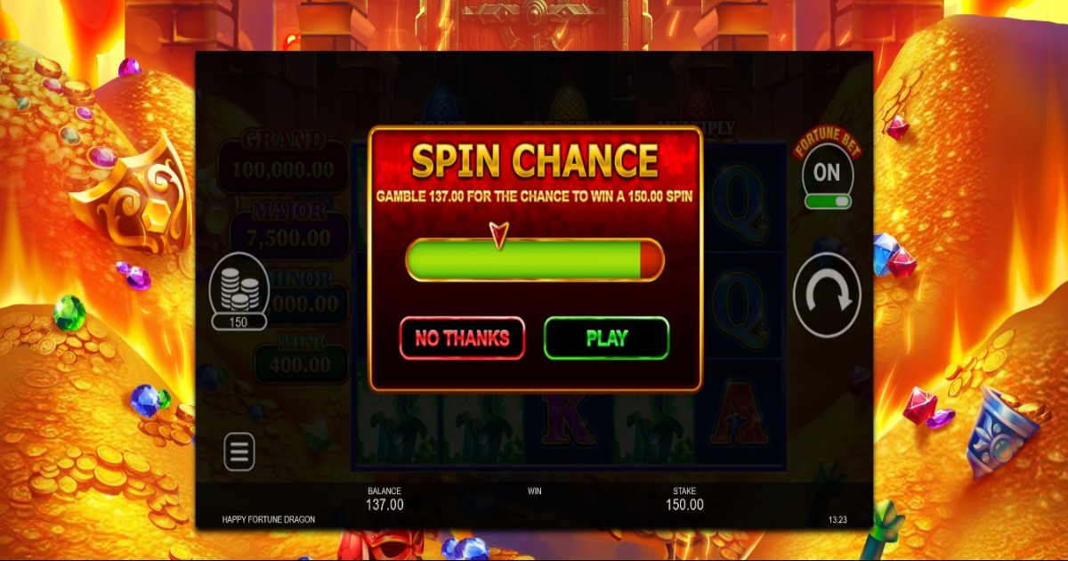 Happy Fortune Dragon Slot spin chance
