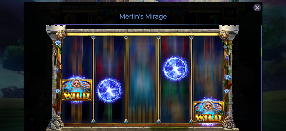 Merlin's Mirage Slot extra wilds