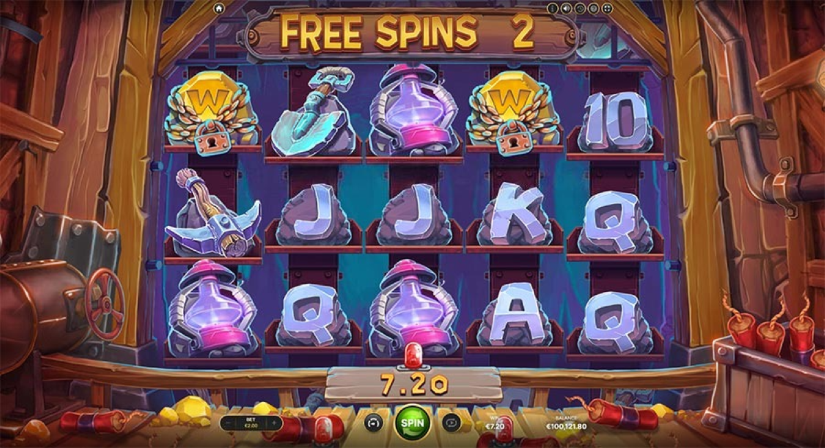 Mine Blown free spins feature