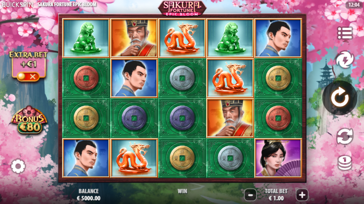 Sakura Fortune Epic Bloom Slot base game