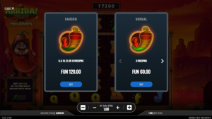 Arriba Heat Megaways Slot buy free spins feature