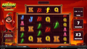 Arriba Heat Megaways Slot free spins feature
