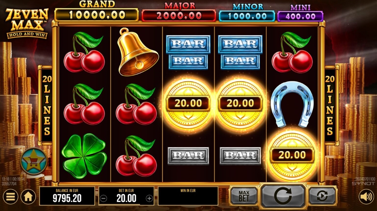 7even Max slot base game