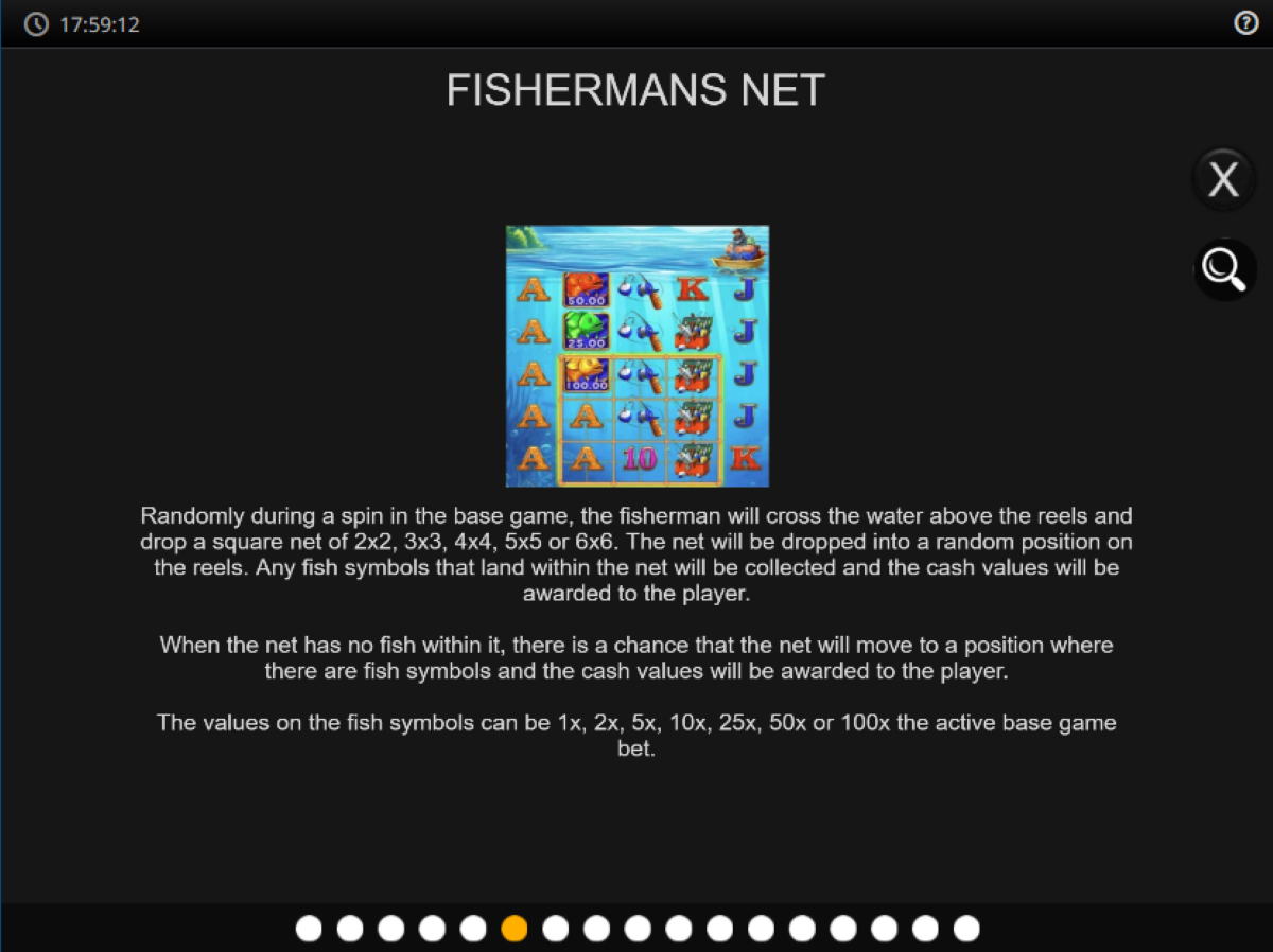 Frontier Fishing slot fisherman net feature