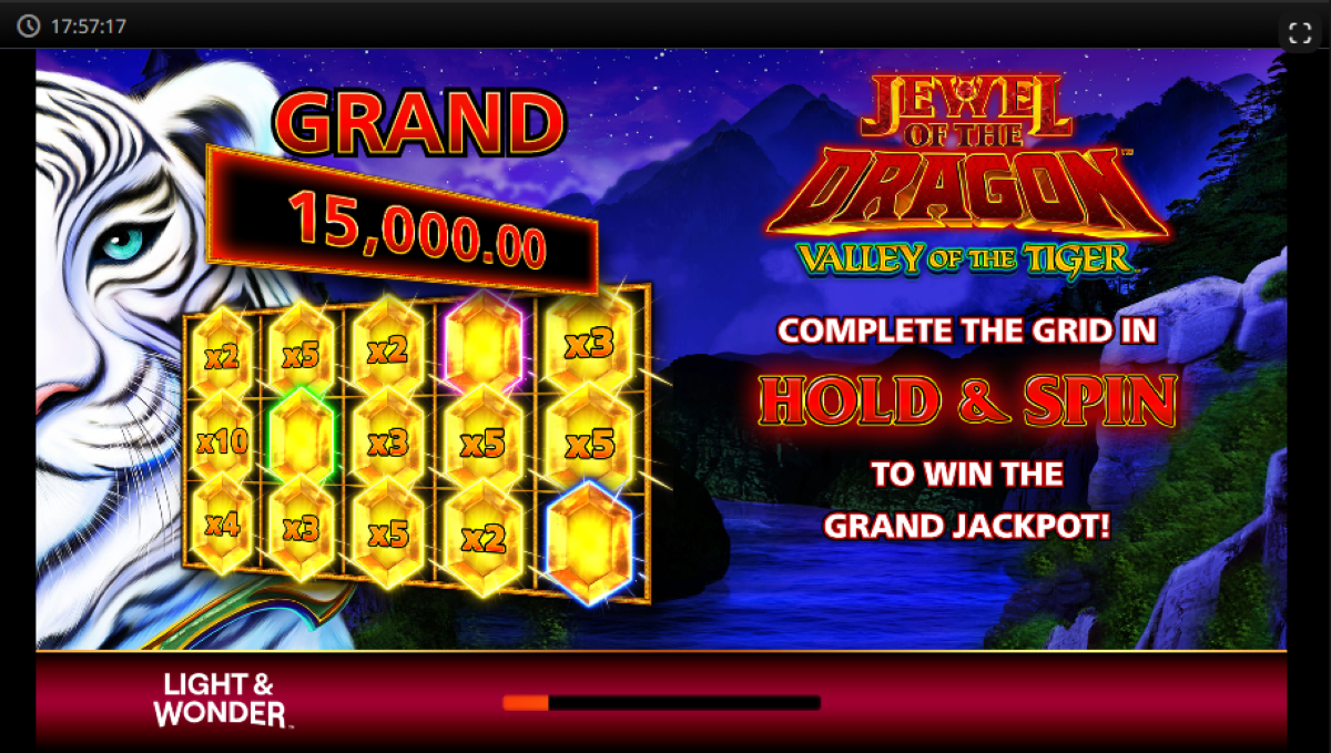 Jewel of the Dragon Valley of the Tiger slot hold and spins feature