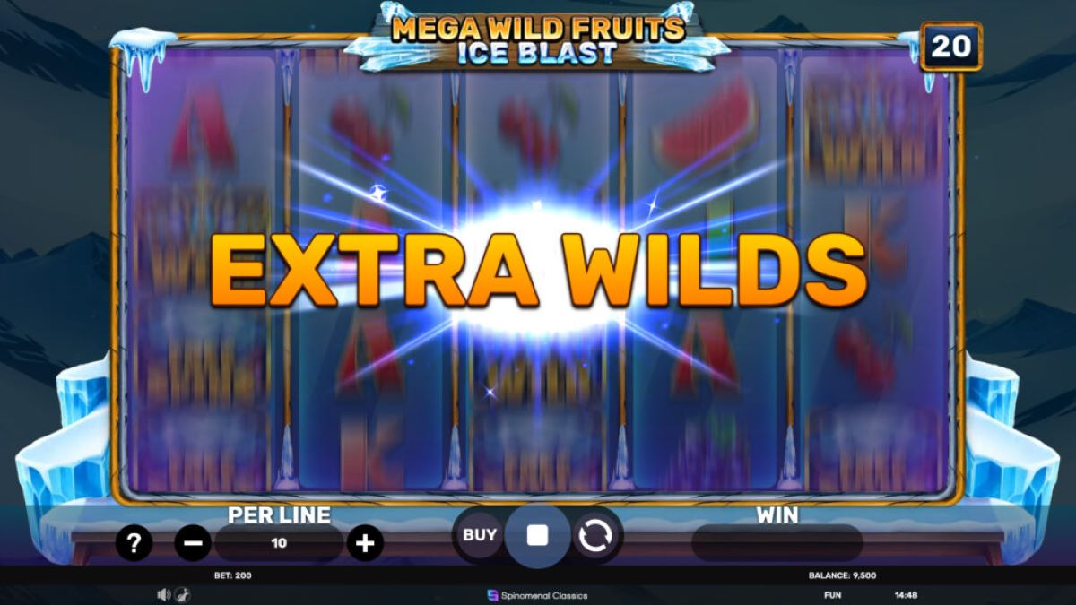 Mega Wild Fruits - Ice Blast ExtraWilds feature