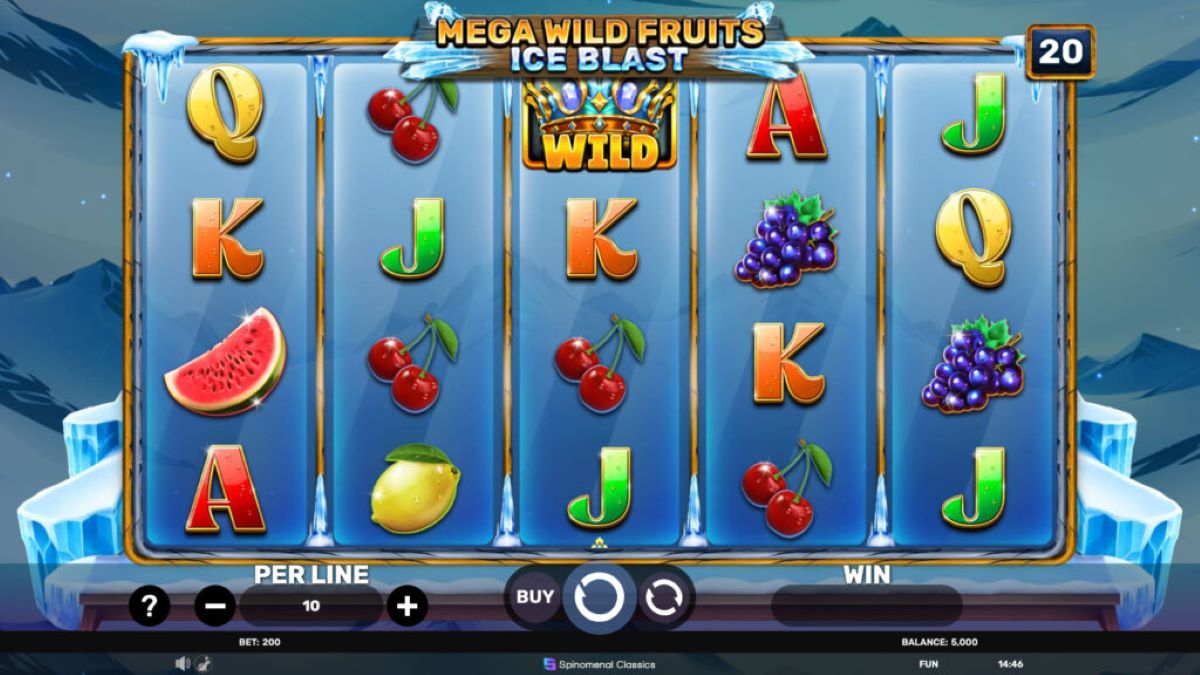 Mega Wild Fruits - Ice Blast slot base game