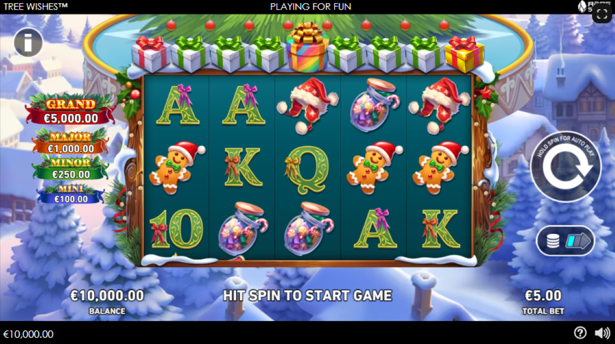 Tree Wishes slot base - main game