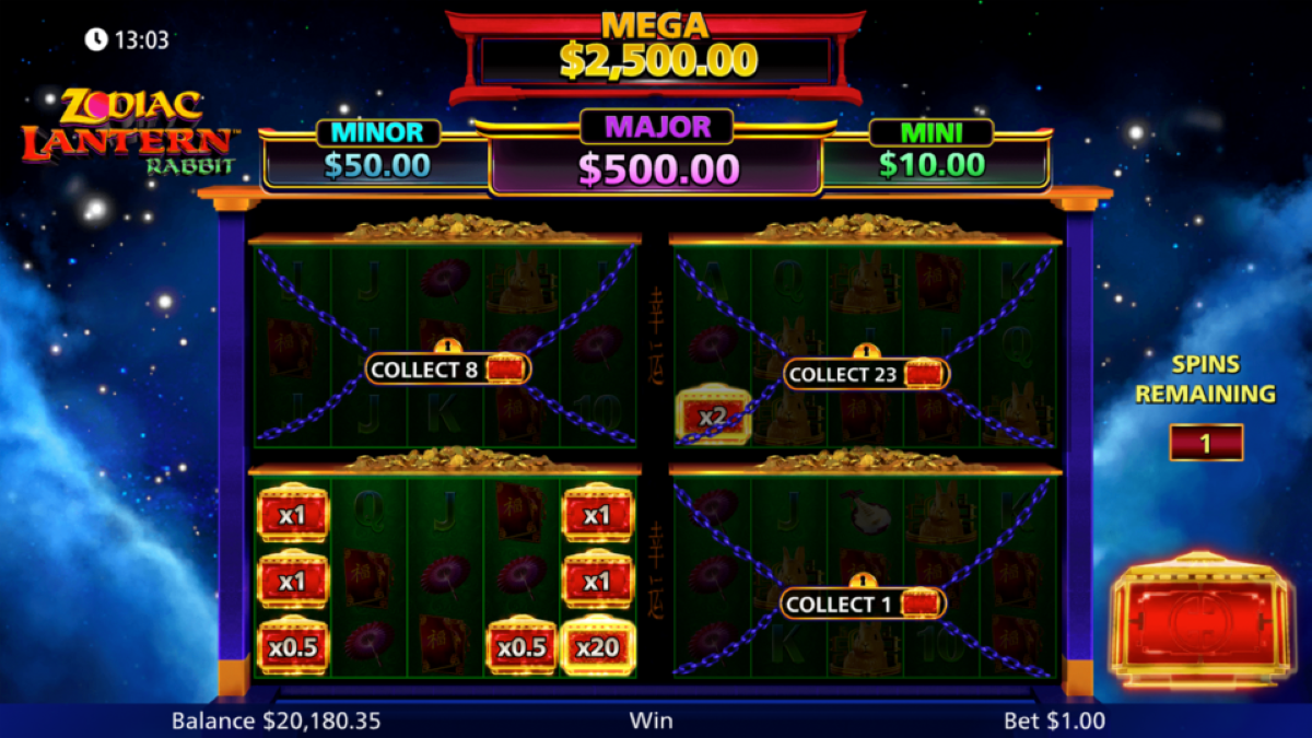 Zodiac-Lantern-Rabbit-hold and spin feature